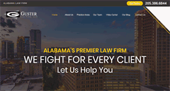 Desktop Screenshot of gusterlawfirm.com